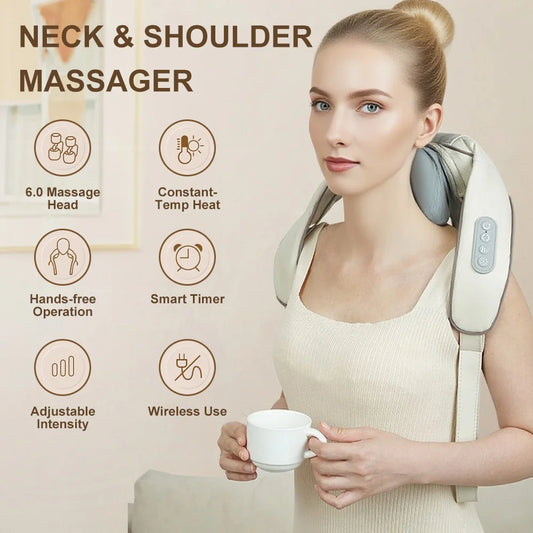 Wireless Neck & Shoulder Massager